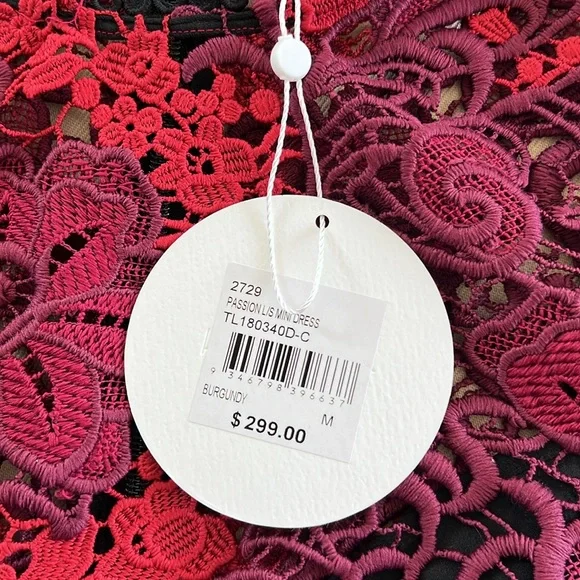 La Maison Talulah Jacquard Damask Brocade Dress